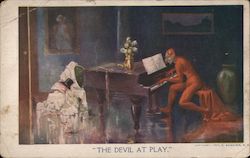 The Devil at Play Devils Postcard Postcard Postcard