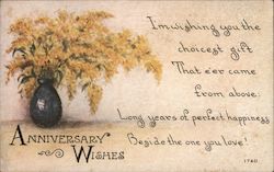 Anniversary Wishes Greetings Postcard Postcard Postcard