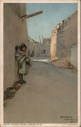 Pueblo Indian Postcard