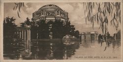 Palace of Fine Arts, Pan Pacific International Exposition, 1915 Postcard