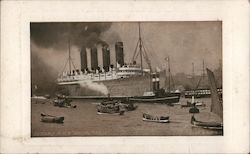 Cunard R.M.S. "Mauretania" Cruise Ships Postcard Postcard Postcard