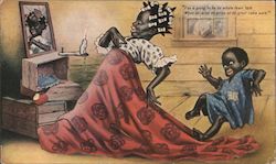 Jocular Jinks of Kornelia Kinks Black Americana Postcard Postcard Postcard