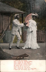 I Want Yer, Ma Honey. Black Americana Postcard Postcard Postcard