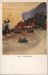 1612. A Prairie Schooner Postcard