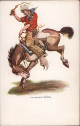 Broncho Buster Postcard