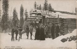 Uncle Tom's Cabin at Hunter's Paradise Cowboy Western Postcard Postcard Postcard