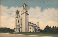 St. Cecilia's Cathedral Omaha, NE Postcard Postcard Postcard