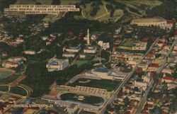 Air View of University of California Showing Memorial Stadium and Edwards Field Berkeley, CA Postcard Postcard Postcard