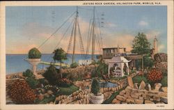 Jesters Rock Garden, Arlington Park Mobile, AL Postcard Postcard Postcard