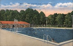 Swimming Pool, Highland Park Postcard