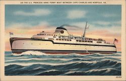 S.S. Princess Anne Ferry Boat Ferries Postcard Postcard Postcard