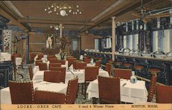 Locke-Ober Cafe Boston, MA Postcard Postcard Postcard