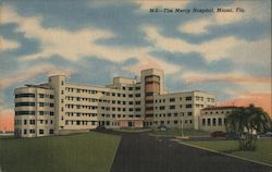 The Mercy Hospital Miami, FL Postcard Postcard Postcard