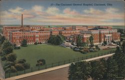 The Cincinnati General Hospital Postcard