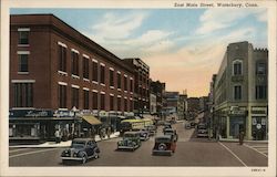 East Main Street Waterbury, CT Postcard Postcard Postcard