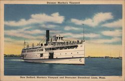 Steamer Martha's Vineyard Postcard