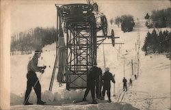 New Poma Ski Lift Woodstock, VT Postcard Postcard Postcard