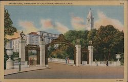 Sather Gate, University of California Berkeley, CA Postcard Postcard Postcard