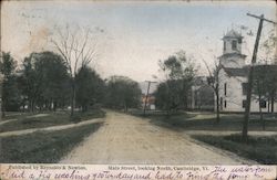 Main Street, Looking North Postcard