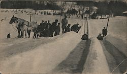 Winter Sports, Woodstock Inn Vermont Postcard Postcard Postcard