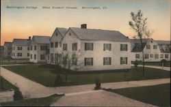 Bennington College West Student Houses Postcard