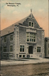 The Masonic Temple Postcard