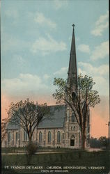 St. Francis De Sales Church Bennington, VT Postcard Postcard Postcard