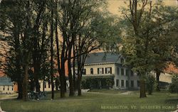 Soldiers Home Bennington, VT Postcard Postcard Postcard