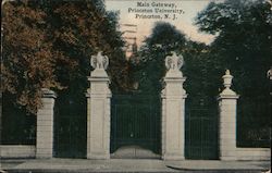 Main Gateway, Princeton University New Jersey Postcard Postcard Postcard