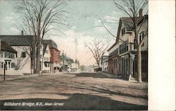 Hillsboro Bridge, Main Street New Hampshire Postcard Postcard Postcard