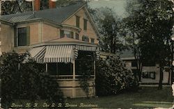 The E. R. Brown Residence Postcard