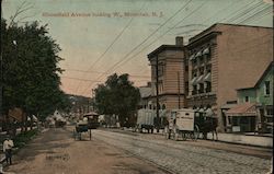 Bloomfield Avenue Looking W. Montclair, NJ Postcard Postcard Postcard