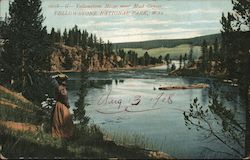 Yellowstone River Near Mud Geyser Postcard