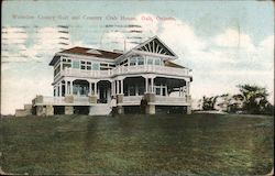 Waterloo Country Golf and Country Club House Postcard