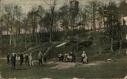 Scene on Forest Park Golf Club Links, Union Course Woodhaven, NY Postcard Postcard Postcard