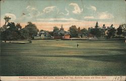 Frankford Country Club, Golf Links, Showing First Tee Philadelphia, PA Postcard Postcard Postcard