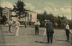 Golfing Postcard