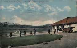 Colorado Springs Golf Club Postcard