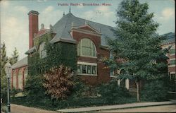 Public Baths Brookline, MA Postcard Postcard Postcard