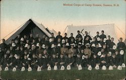 Medical Corps at Camp Sussex New Brunswick Canada Postcard Postcard Postcard