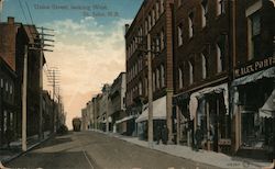 Union Street, Looking West Postcard