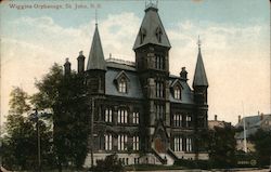 Wiggins Orphanage Saint John, NB Canada New Brunswick Postcard Postcard Postcard