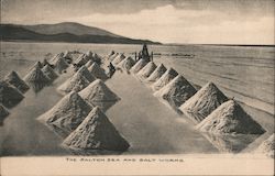 The Salton Sea and Salt Works California Postcard Postcard Postcard