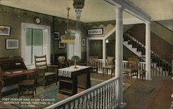 Cozy Corner and Stair Landing, American House Postcard