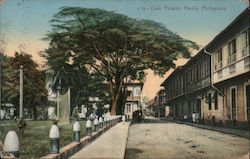 Calle Palacio Manila, Philippines Southeast Asia Postcard Postcard Postcard