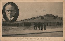 W.A. Sunday and Tabernacle Postcard