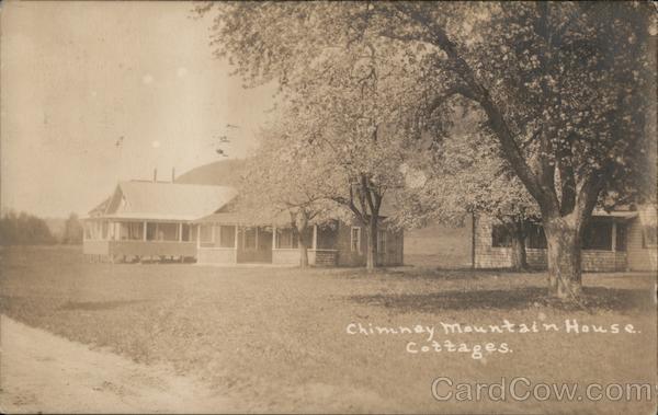 Chimney Mountain Home Cottages Indian Lake, NY Postcard