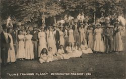 "Lune Training Class", Bennington Pageant - 1911 Vermont Postcard Postcard Postcard