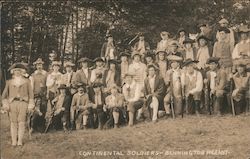 Continental Soldiers - Bennington Pageant Postcard