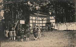 Historical Reenactment Postcard